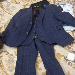 Boy’s Blue Suit Set